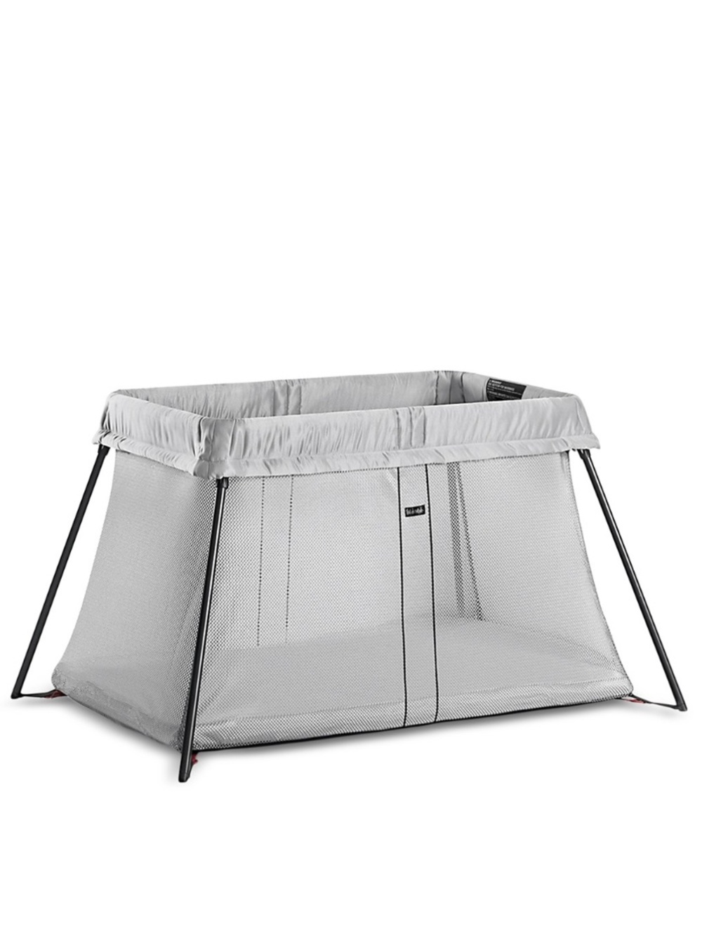 Baby Bjorn travel crib in light grey